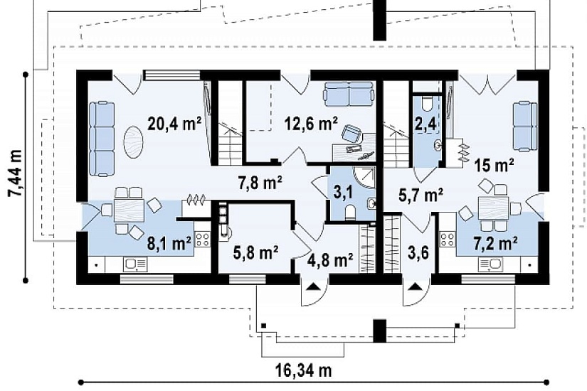Проект дома K184