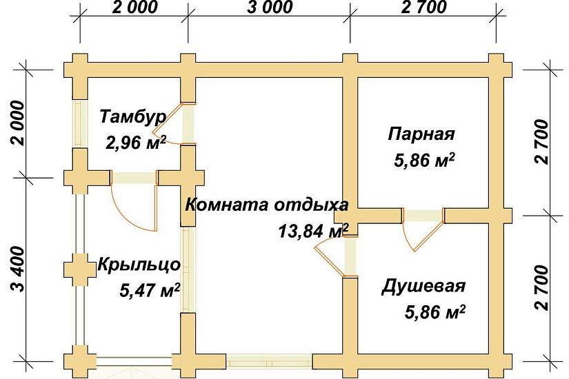 Баня 5х7 Баня 5х7