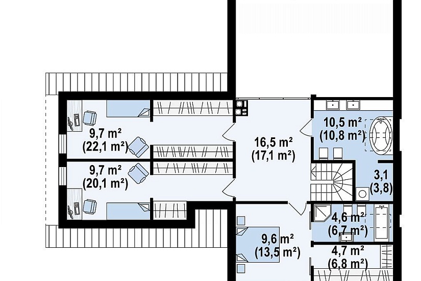 ДОМ ИЗ ГАЗОБЕТОНА ГД-201а