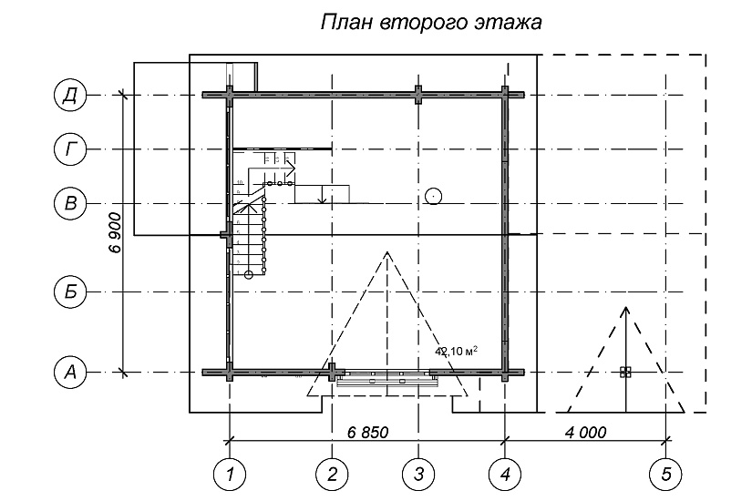 Баня из бруса №807 Баня из бруса №807