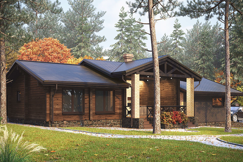 Баня_гараж-брус 170х170мм-17500х8600м-1эт.-АР-КР