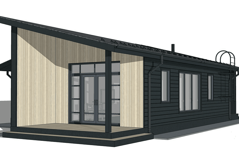 Дом-каркас200мм-8400х14500мм-1эт-АР