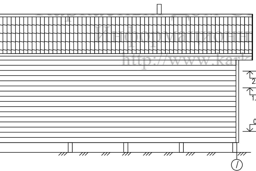 Гостевой дом 9х4,5-1эт-каркасник-КД Гостевой дом 9х4,5-1эт-каркасник-КД