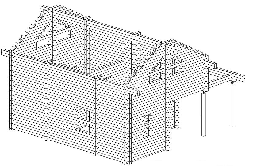 Дом- баня 2382