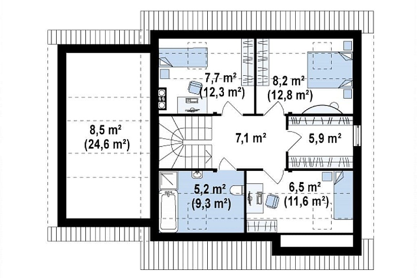 ДОМ ИЗ ГАЗОБЕТОНА ГД-140