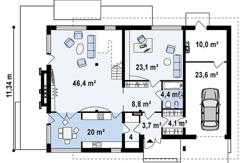 Дом ГБ 243,7 кв.м