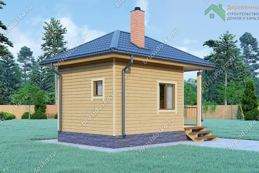 Баня 4х6 из бруса Баня 4х6 из бруса