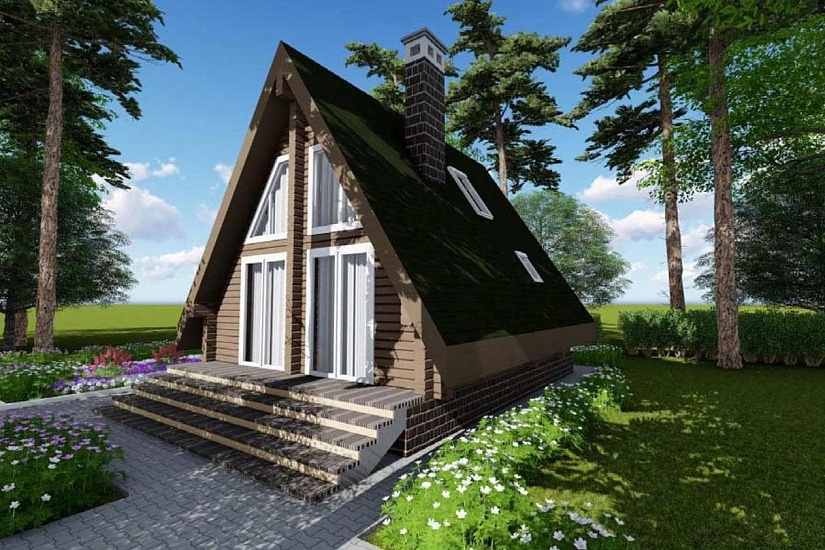 Дом-брус180х142 мм-7х5,5-АР-КД Дом-брус180х142 мм-7х5,5-АР-КД