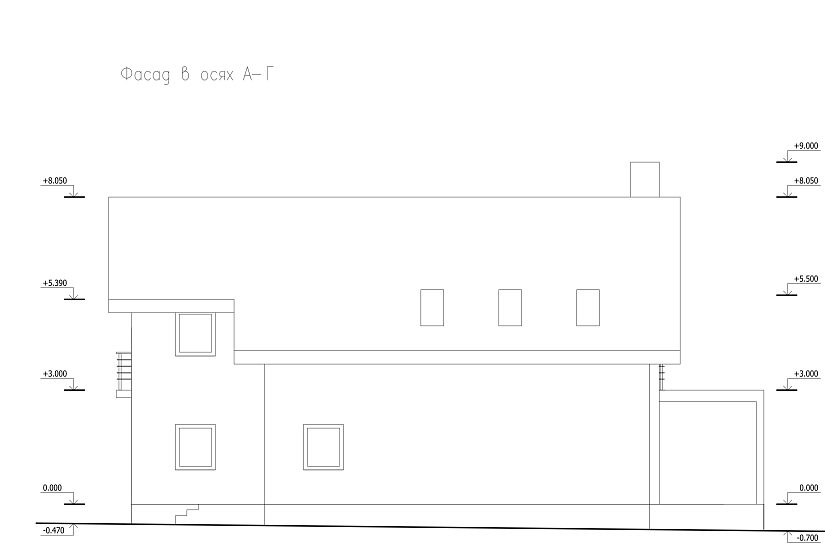 Дом-блочный510мм-10620х13390мм-ЭП