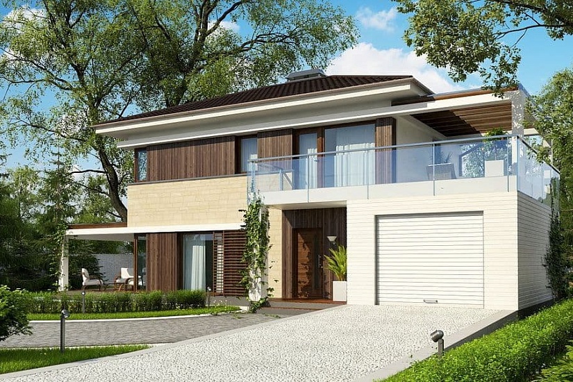 Каркасный дом КД-168