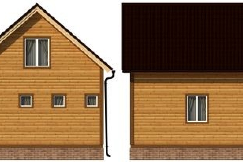 ДОМ ИЗ БРУСА ДБр-85