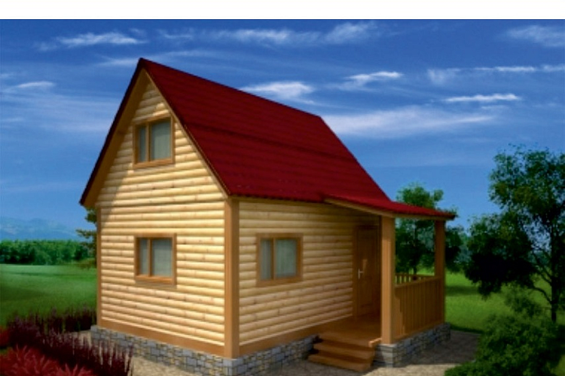 Дом из бруса 4х5 к1п2