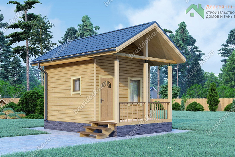 Баня 4х4 из бруса Баня 4х4 из бруса