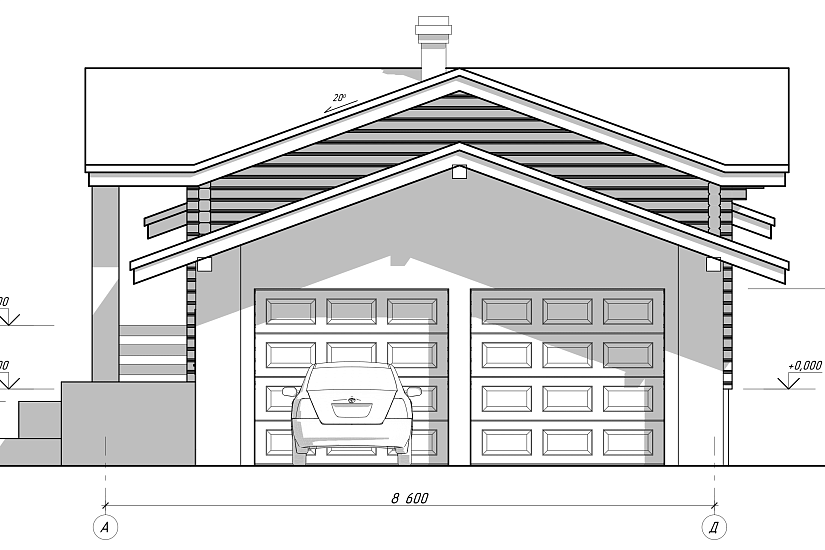 Баня_гараж-брус 170х170мм-17500х8600м-1эт.-АР-КР