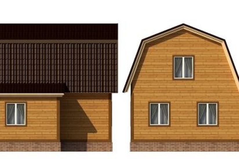 ДОМ ИЗ БРУСА ДБр-54