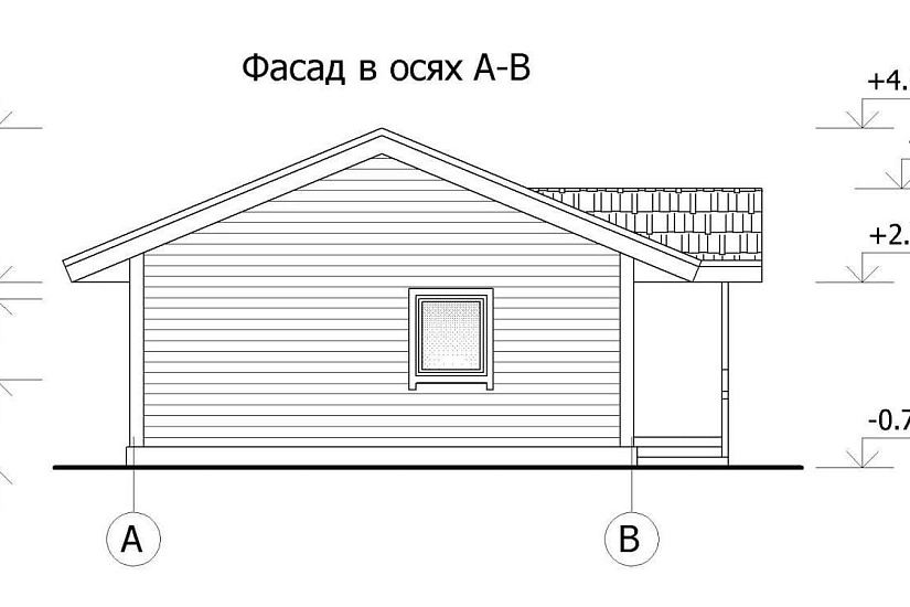 Дом 11,4х7,4-1эт-каркасник-КД Дом 11,4х7,4-1эт-каркасник-КД