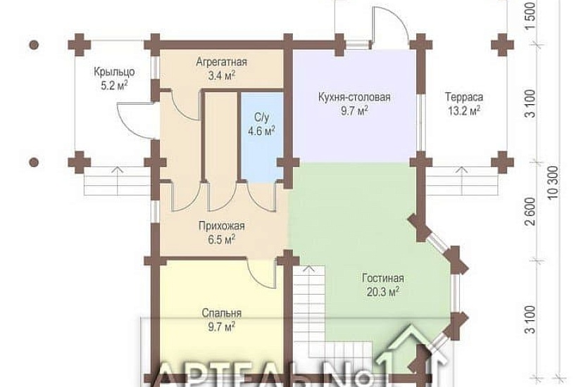 ПРОЕКТ: ДОМ СКАЗКА 150