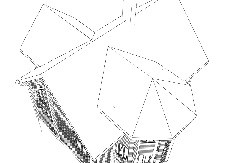 Жилой дом с эркером 2259