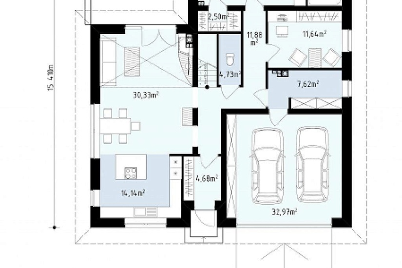 ДОМ ИЗ ГАЗОБЕТОНА ГД-276
