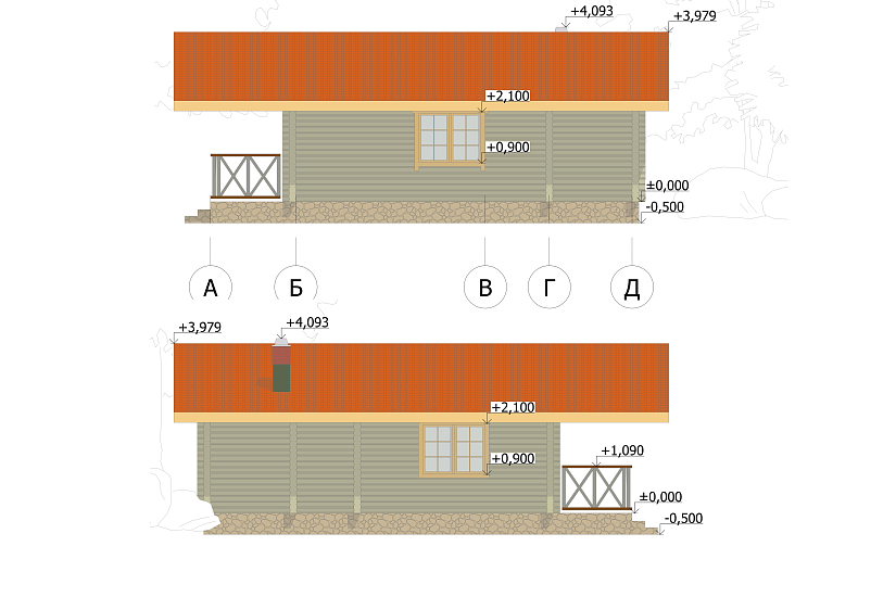 Баня-проф.брус-160х135-1эт-5200х10400мм-АР Баня-проф.брус-160х135-1эт-5200х10400мм-АР