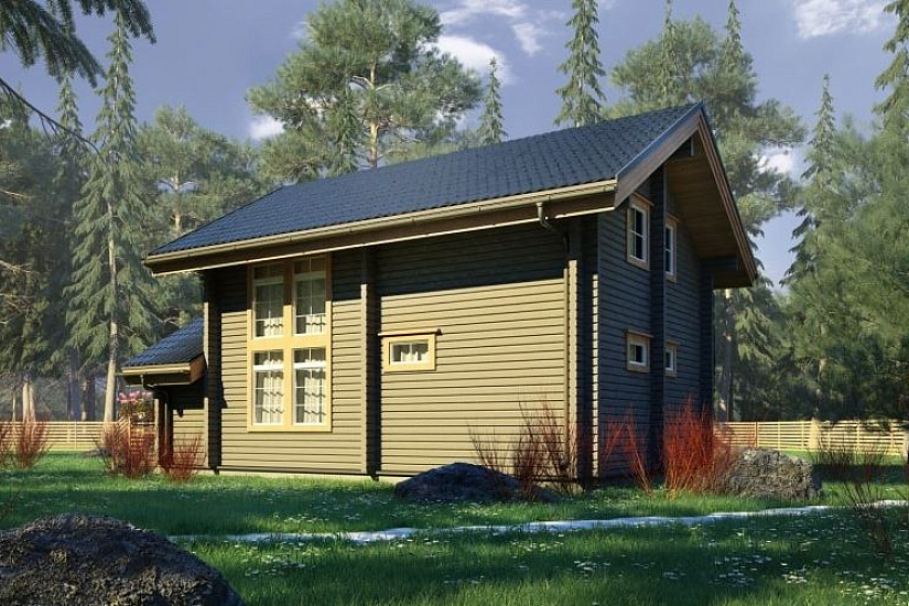 Проект дома из бруса №549 Проект дома из бруса №549