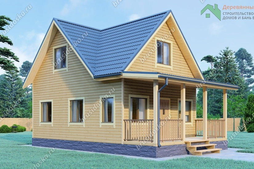 Дом из профилированного бруса 6х6 Дом из профилированного бруса 6х6