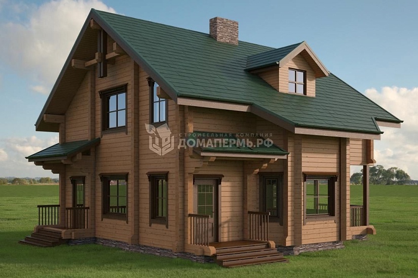 Дом из клееного бруса КБ-179