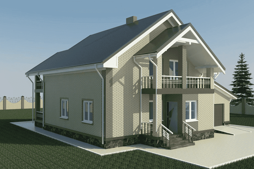 Проект индивидуального жилого дома Стадия Р. Разделы АР,КР,инж сети Проект индивидуального жилого дома Стадия Р. Разделы АР,КР,инж сети