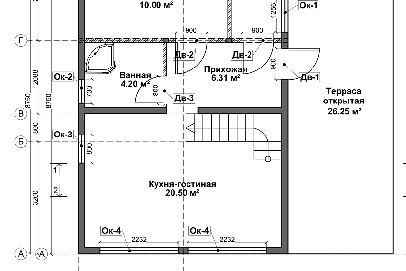 Дом-1,5эт-сип-панели-9000х8750-АР