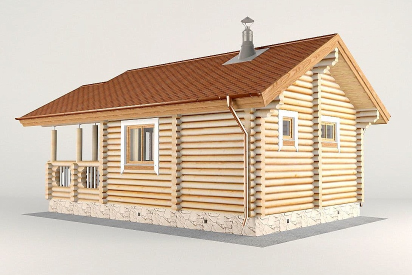 БАНЯ ИЗ БРЕВНА Б-43