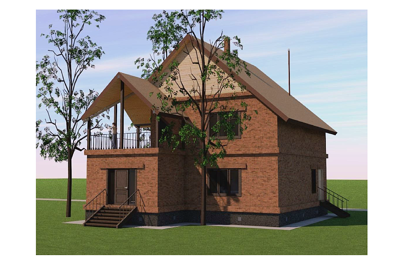 Дом-газобетон-1,5эт-12120х10300мм-АР Дом-газобетон-1,5эт-12120х10300мм-АР