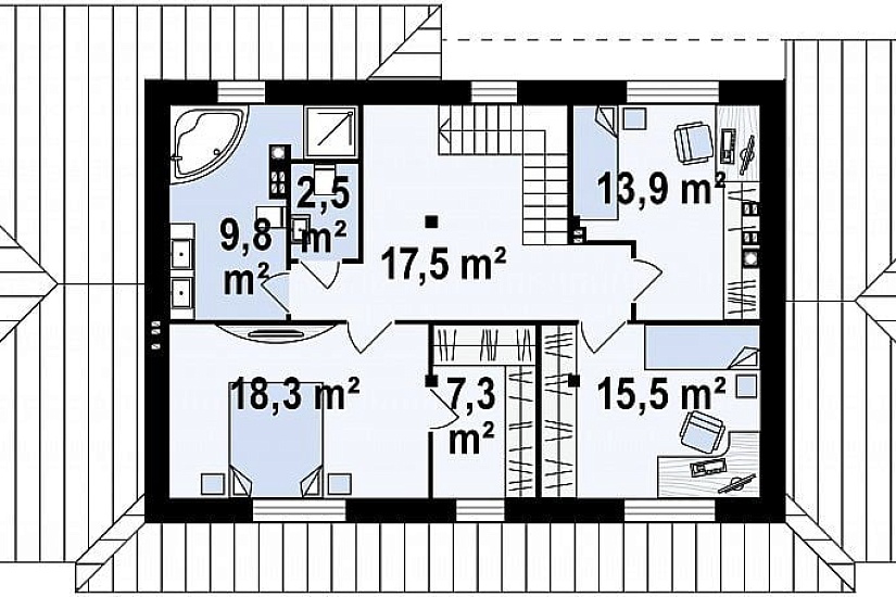 ДОМ ИЗ ГАЗОБЕТОНА ГД-202в
