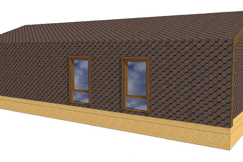 Дом-каркас200мм-6600х13800мм-1эт-АР Дом-каркас200мм-6600х13800мм-1эт-АР