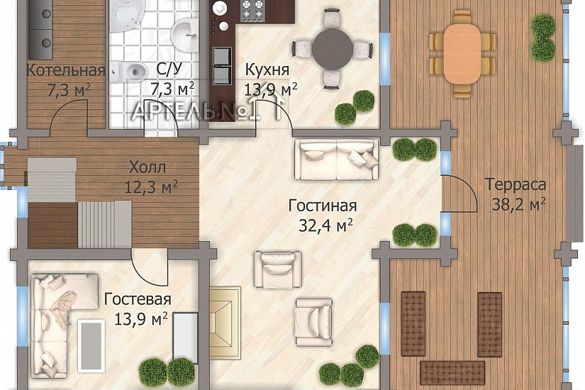 ПРОЕКТ: ДОМ СКАЗКА 204