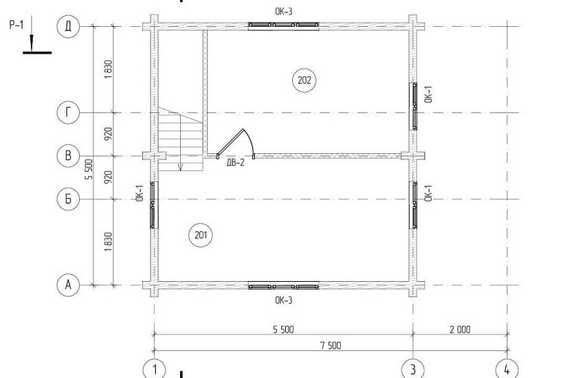 Индивидуальный жилой дом из профилированного бруса