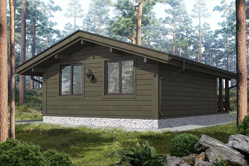 Гостевой дома 6х9-1эт-каркасник-РД Гостевой дома 6х9-1эт-каркасник-РД