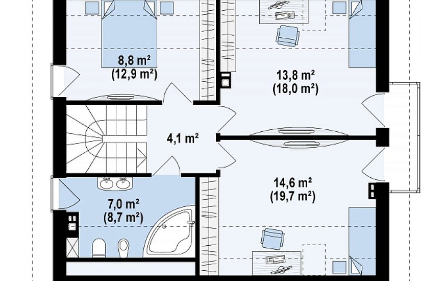 Проект дома K162
