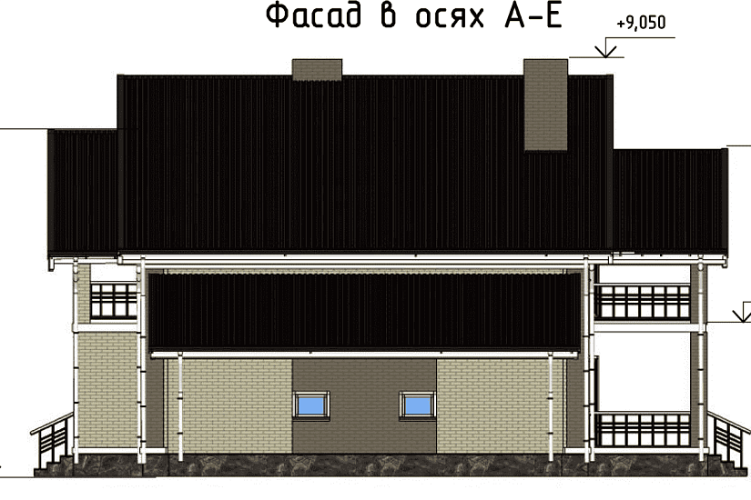 Проект индивидуального жилого дома Стадия Р. Разделы АР,КР,инж сети Проект индивидуального жилого дома Стадия Р. Разделы АР,КР,инж сети
