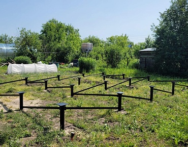 Дом каркасно-щитовой 9х10,5 м