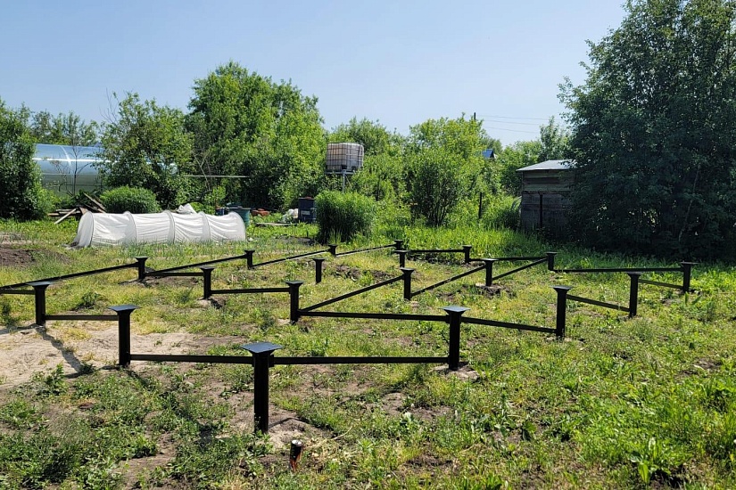 Дом каркасно-щитовой 9х10,5 м