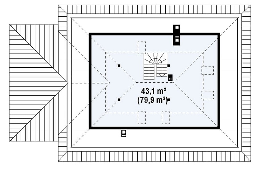 ДОМ ИЗ ГАЗОБЕТОНА ГД-183