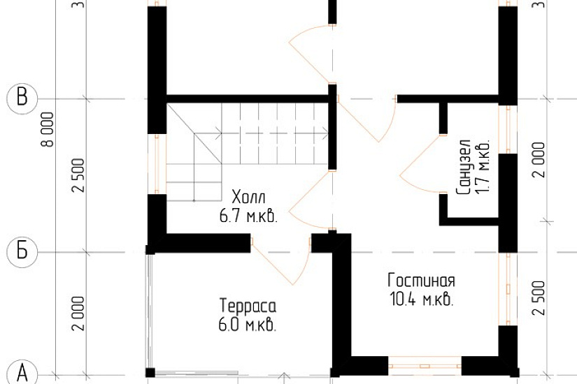 Брусовой дом №12