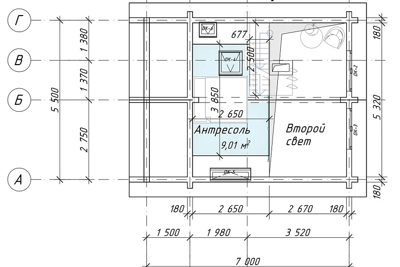 Дом-брус180х142 мм-7х5,5-АР-КД Дом-брус180х142 мм-7х5,5-АР-КД