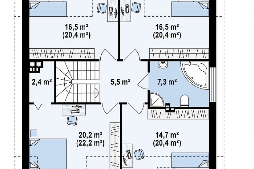 ДОМ ИЗ ГАЗОБЕТОНА ГД-185а