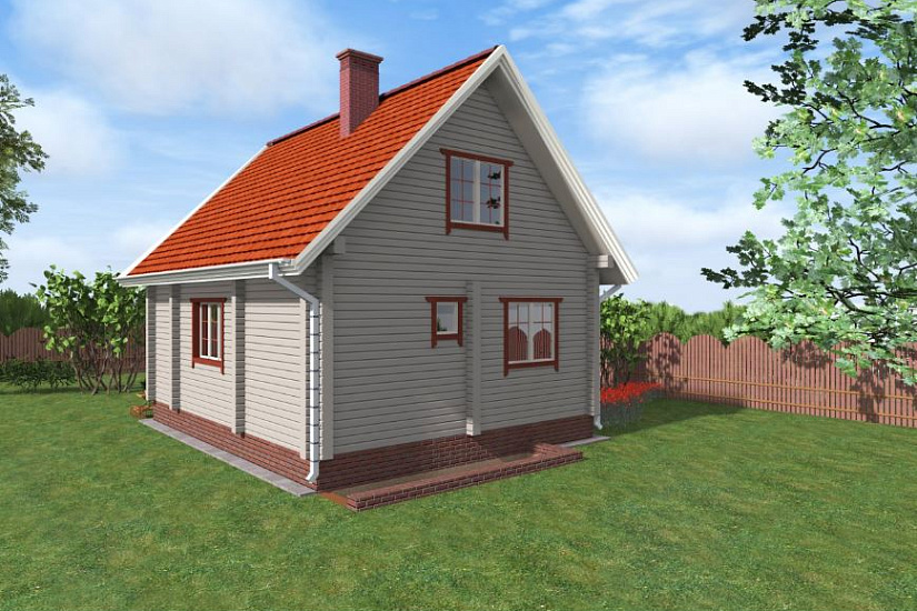 Проект дома из бруса №893 Проект дома из бруса №893