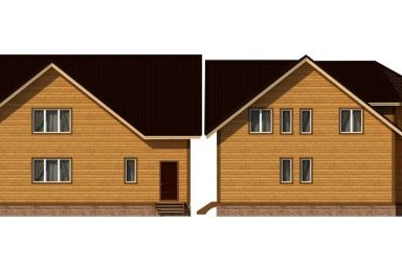 ДОМ ИЗ БРУСА ДБр-200