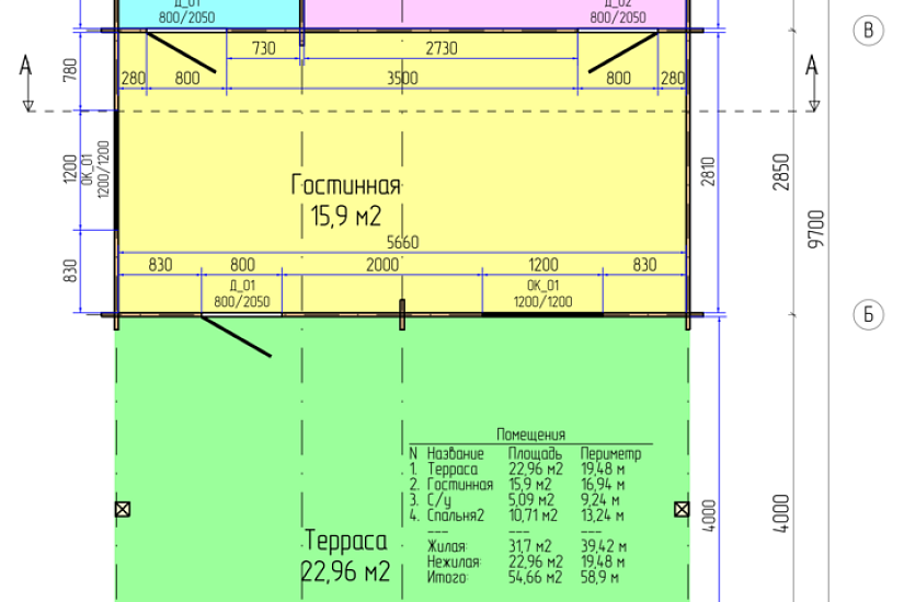 Дом-брус-1этаж-5700х9700-КД
