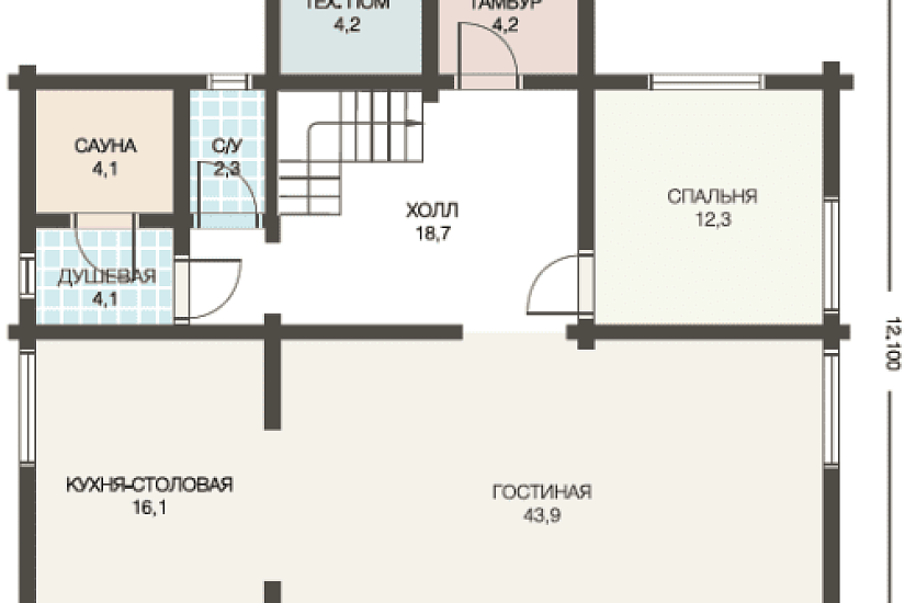 Дом ПБ 255,7 кв.м.