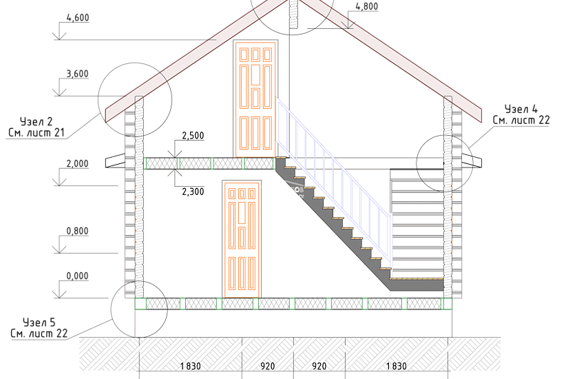 Дачный дом 2245