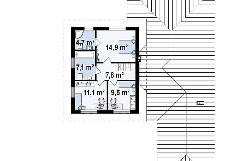 ДОМ ИЗ ГАЗОБЕТОНА ГД-201